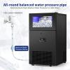 imageCommercial Ice Maker 165 LBS24H Upgraded 15quot Wide Under Counter Ice Maker with 35LBS Ice Capacity Ready in 1120Mins 45PCS Ice Cubes Large Ice Machine Self Clean Stainless Steel Freestanding