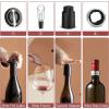 imageElectric Wine Opener Automatic Electric Wine Bottle Opener with Foil Cutter Wine Pourer Wine Drip Collar Vacuum Stopper Rechargeable Wine Corkscrew Gift Set for Wine LoversWine Gifts for Women
