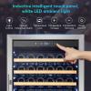 imageTylza 110 Bottles Wine Cooler 24 Inch Wine Cooler Refrigerator Built in or Freestanding Wine Fridge with Upgraded Compressor Low Noise Fast Cooling and Intelligent Temperature Memory