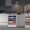 imageTylza 30 Inch Wine and Beverage Refrigerator Dual Zone Wine Beverage Cooler 30quot with French Door Under Counter Wine Beer Fridge BuiltIn or Freestanding Holds 29 Bottles and 110 Cans Black24 Beverage Cooler Glass Door