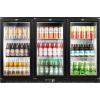 312L Back Bar Cooler Black(Three Door)