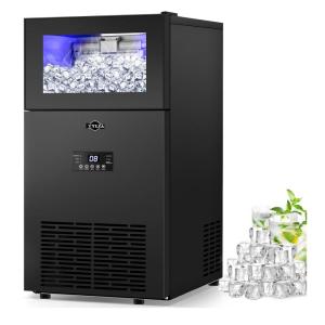 imageCommercial Ice Maker 165 LBS24H Upgraded 15quot Wide Under Counter Ice Maker with 35LBS Ice Capacity Ready in 1120Mins 45PCS Ice Cubes Large Ice Machine Self Clean Stainless Steel Freestanding
