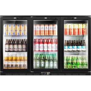 imageTylza 30 Inch Wine and Beverage Refrigerator Dual Zone Wine Beverage Cooler 30quot with French Door Under Counter Wine Beer Fridge BuiltIn or Freestanding Holds 29 Bottles and 110 Cans Black312L Back Bar Cooler BlackThree Door