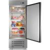 imageTylza Commercial Refrigerator and Freezer Combo 48quot W Dual Temperature Zones All Stainless Steel Design 770L 6 Adjustable Shelves Refrigerator and Freezer Combo for Restuarant Shop Garage etcStainless Steel