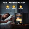 imageTylza 35L Humidor Cabinet 300 Counts Electric Humidors with Humidity amp Temperature Control Removable Spanish Cedar Wood Drawer LED Light Touch Control Humidors with Safety Lock Gift for Men50L