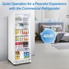 image:imageTylza 15 Inch Wine Fridge 30 Bottles Dual Zone Wine Cooler Refrigerator Undercounter or Freestanding 4065F Wine Cabinet with Tempered Glass Door Wine Cooler for Home Kitchen Bar360L Commercial Display FridgeWhite