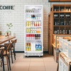 image:imageTylza 15 Inch Wine Fridge 30 Bottles Dual Zone Wine Cooler Refrigerator Undercounter or Freestanding 4065F Wine Cabinet with Tempered Glass Door Wine Cooler for Home Kitchen Bar360L Commercial Display FridgeWhite
