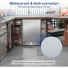 image:imageTylza 15 Inch Wine Fridge 30 Bottles Dual Zone Wine Cooler Refrigerator Undercounter or Freestanding 4065F Wine Cabinet with Tempered Glass Door Wine Cooler for Home Kitchen Bar24 Outdoor Beverage Cooler