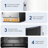 image:imageTylza 15 Inch Wine Fridge 30 Bottles Dual Zone Wine Cooler Refrigerator Undercounter or Freestanding 4065F Wine Cabinet with Tempered Glass Door Wine Cooler for Home Kitchen Bar24 Outdoor Beverage Refrigerator