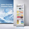 image:imageTylza 15 Inch Wine Fridge 30 Bottles Dual Zone Wine Cooler Refrigerator Undercounter or Freestanding 4065F Wine Cabinet with Tempered Glass Door Wine Cooler for Home Kitchen Bar360L Commercial Display FridgeWhite