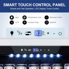 image:imageTylza 15 Inch Wine Fridge 30 Bottles Dual Zone Wine Cooler Refrigerator Undercounter or Freestanding 4065F Wine Cabinet with Tempered Glass Door Wine Cooler for Home Kitchen Bar24 Outdoor Beverage Refrigerator