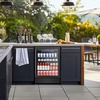 image:imageTylza 15 Inch Wine Fridge 30 Bottles Dual Zone Wine Cooler Refrigerator Undercounter or Freestanding 4065F Wine Cabinet with Tempered Glass Door Wine Cooler for Home Kitchen Bar24 Beverage Cooler BlackGlass Door