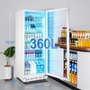 image:imageTylza 15 Inch Wine Fridge 30 Bottles Dual Zone Wine Cooler Refrigerator Undercounter or Freestanding 4065F Wine Cabinet with Tempered Glass Door Wine Cooler for Home Kitchen Bar360L Commercial Display FridgeWhite