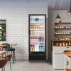 image:imageTylza Wine Fridge 15 30 Bottles Wine Cooler Refrigerator Undercounter or Freestanding Removable Shelves 4065F Wine Cabinet with Double Glass Door Wine Cooler for Home Kitchen Bar350L Commercial Display FridgeSingle Door