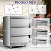 image:imageTylza Wine Fridge 15 30 Bottles Wine Cooler Refrigerator Undercounter or Freestanding Removable Shelves 4065F Wine Cabinet with Double Glass Door Wine Cooler for Home Kitchen Bar3 Drawers 24 Outdoor Beverage Refrigerator
