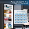 image:imageTylza Wine Fridge 15 30 Bottles Wine Cooler Refrigerator Undercounter or Freestanding Removable Shelves 4065F Wine Cabinet with Double Glass Door Wine Cooler for Home Kitchen Bar350L Commercial Display FridgeSingle Door