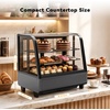 image:imageTylza Wine Fridge 15 30 Bottles Wine Cooler Refrigerator Undercounter or Freestanding Removable Shelves 4065F Wine Cabinet with Double Glass Door Wine Cooler for Home Kitchen Bar35 CuFt Display Case