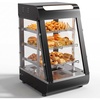 image:imageTylza 26 Commercial Food Warmer Display Case 3Tier Electric Countertop Pizza Warmer wLED Lighting Adjustable Removable Shelves Glass Door 1200W for Restaurant Buffet Pretzel WarmerBlack